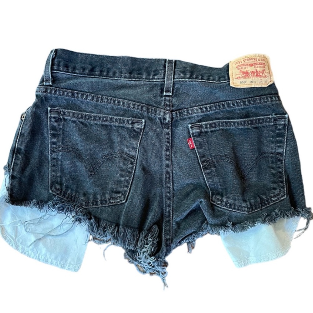 Levi’s black jean shorts